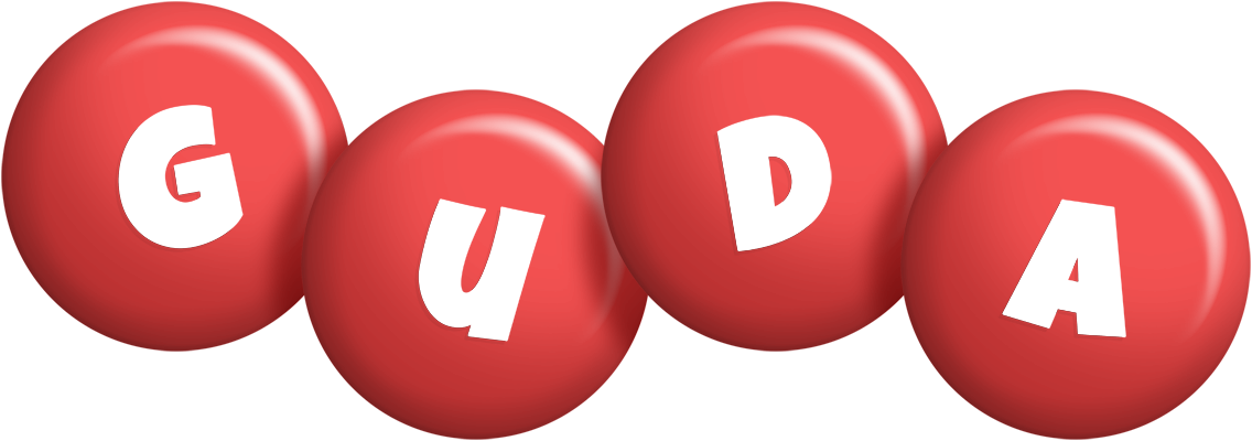 Guda candy-red logo
