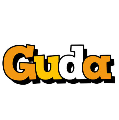 Guda cartoon logo