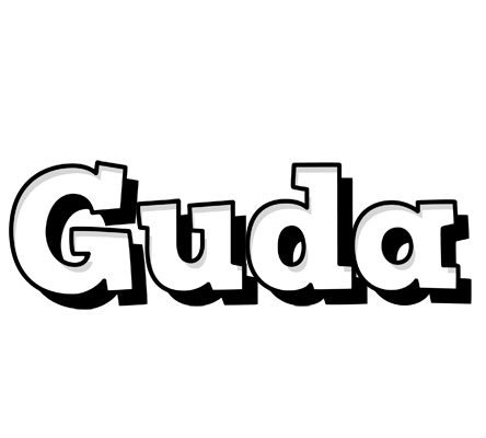 Guda snowing logo