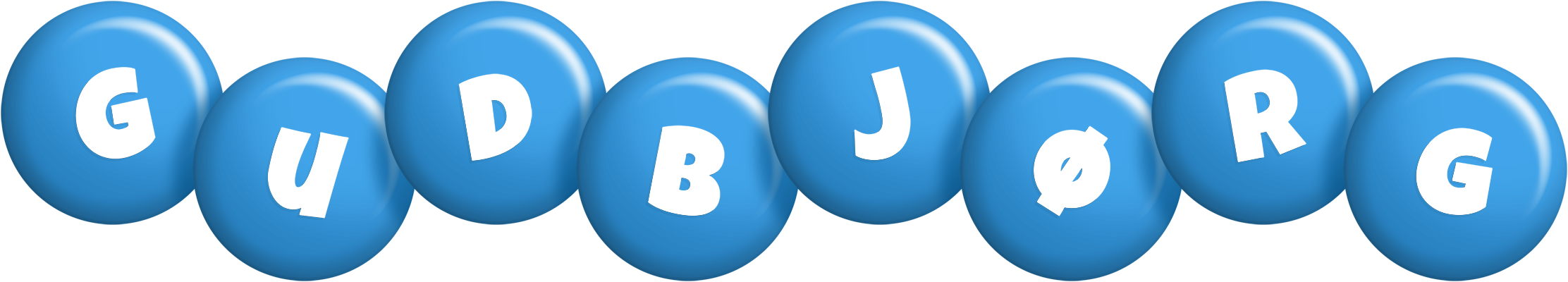 Gudbjørg candy-blue logo