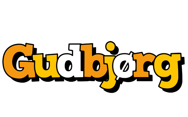 Gudbjørg cartoon logo