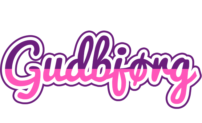 Gudbjørg cheerful logo