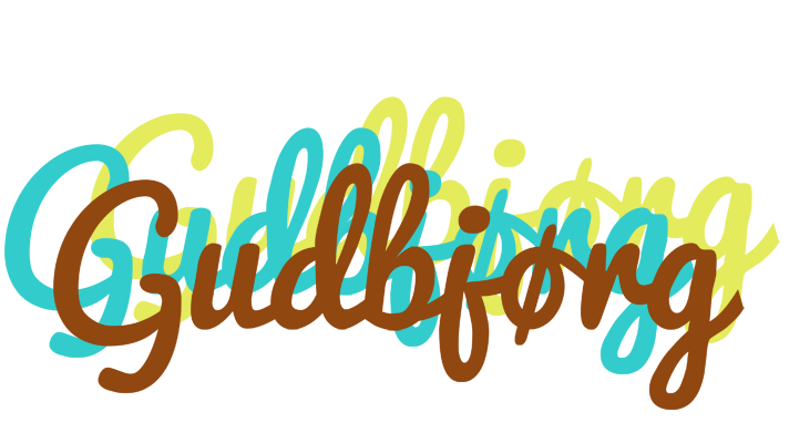 Gudbjørg cupcake logo