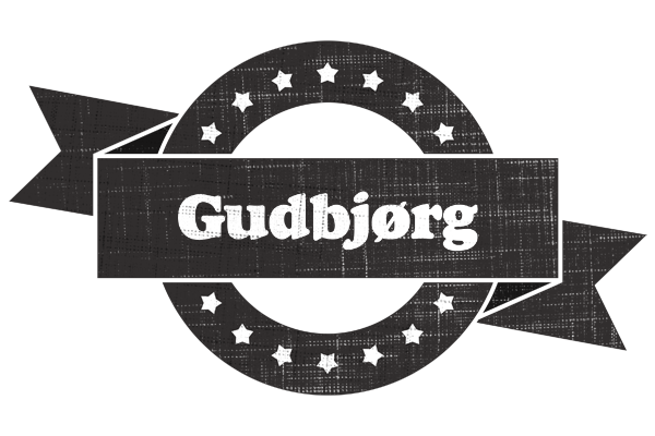 Gudbjørg grunge logo