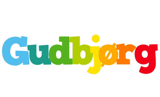 Gudbjørg rainbows logo