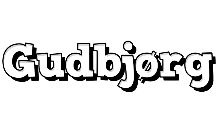 Gudbjørg snowing logo