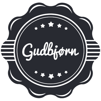 Gudbjørn badge logo