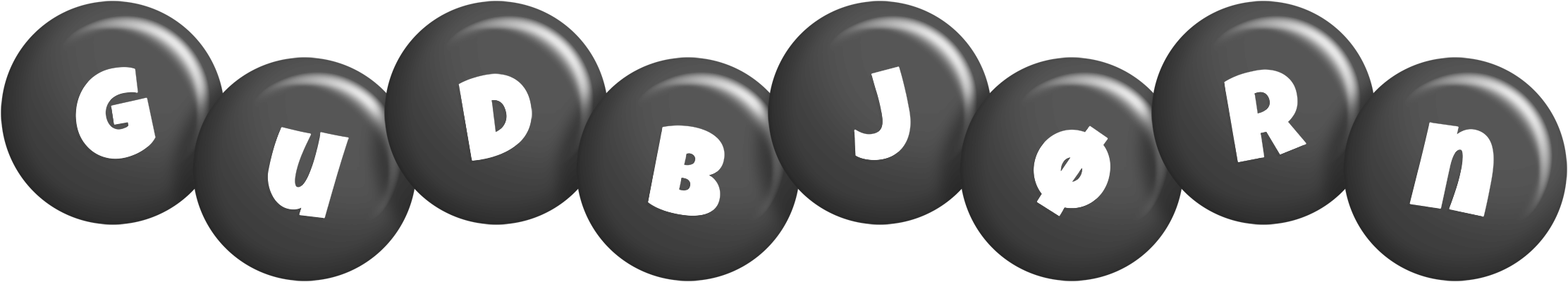 Gudbjørn candy-black logo
