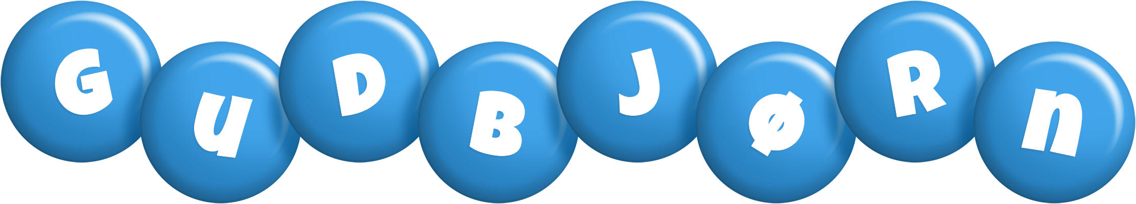 Gudbjørn candy-blue logo