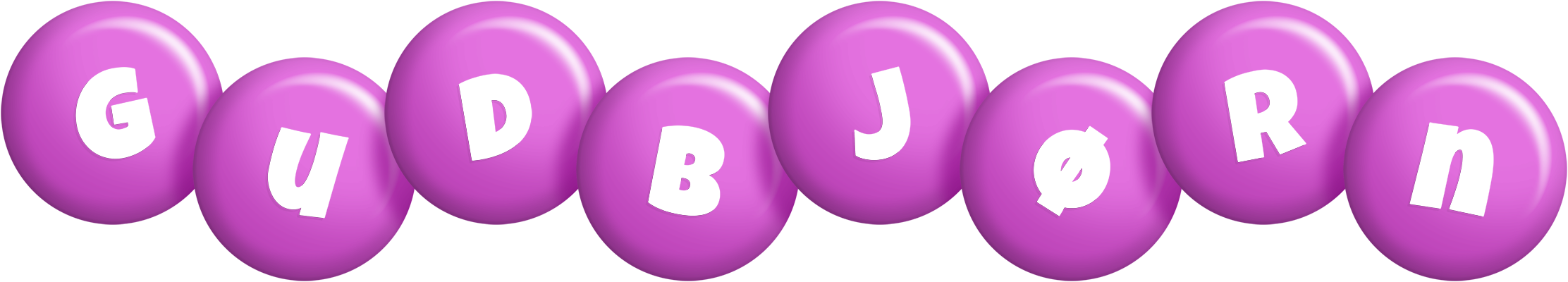 Gudbjørn candy-purple logo