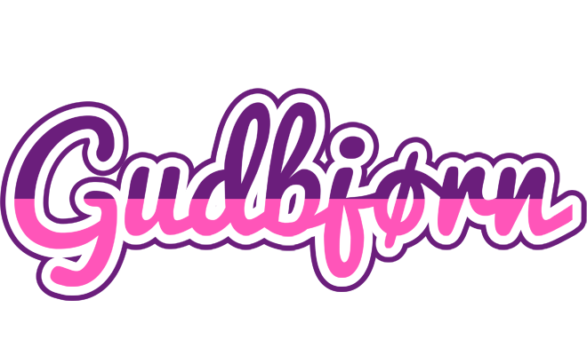 Gudbjørn cheerful logo