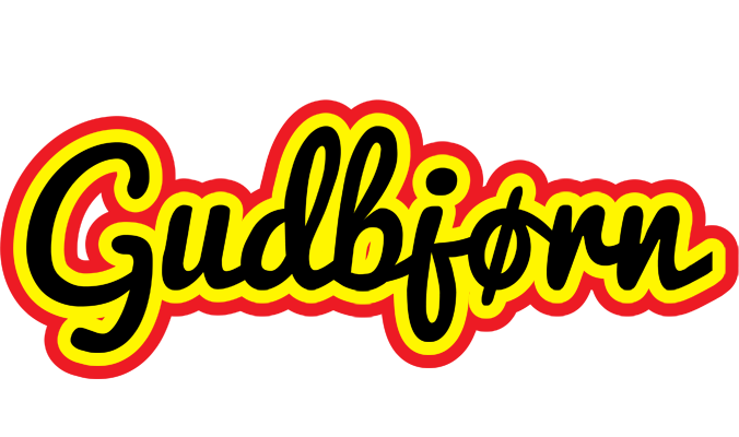 Gudbjørn flaming logo