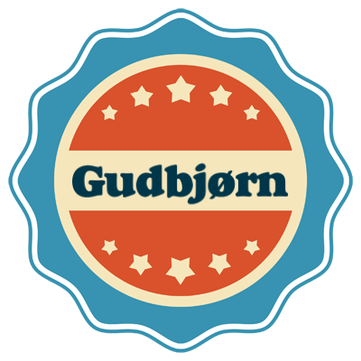Gudbjørn labels logo