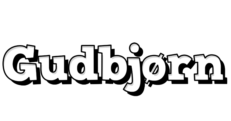 Gudbjørn snowing logo