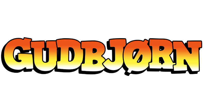 Gudbjørn sunset logo