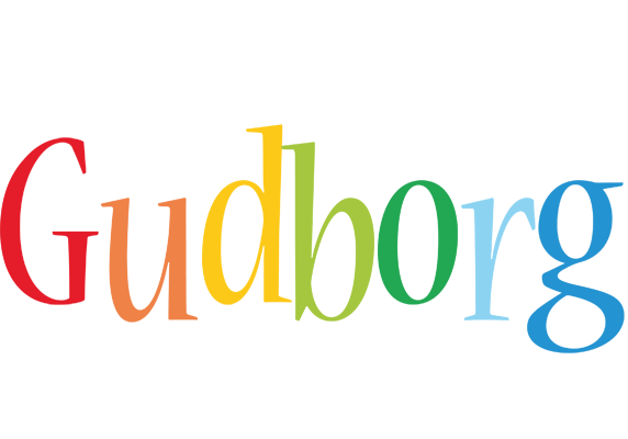 Gudborg birthday logo