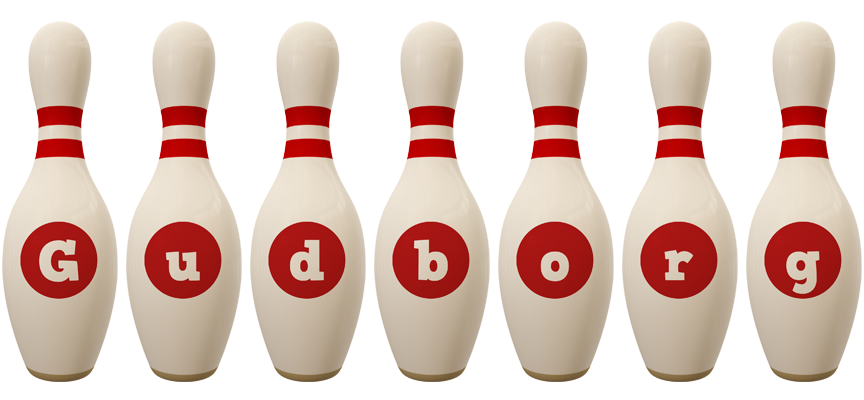 Gudborg bowling-pin logo