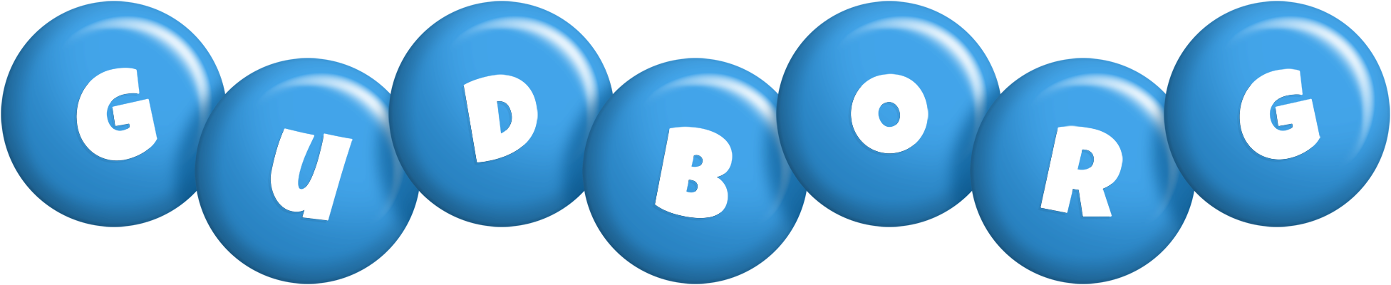 Gudborg candy-blue logo