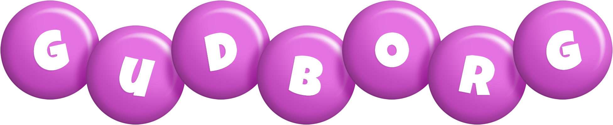 Gudborg candy-purple logo