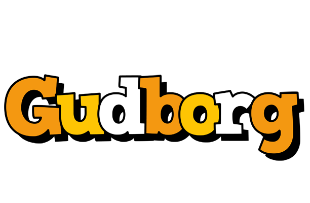 Gudborg cartoon logo