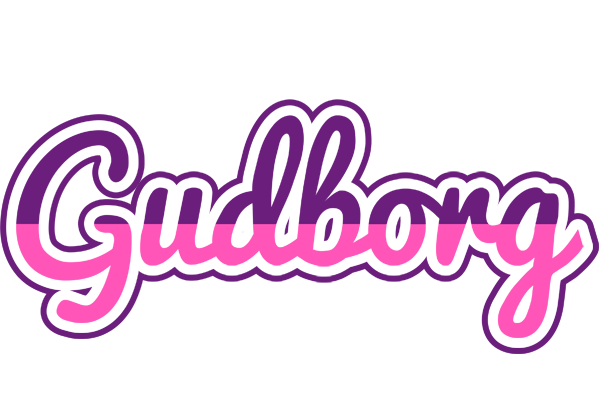 Gudborg cheerful logo