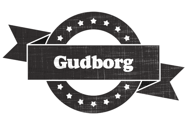 Gudborg grunge logo