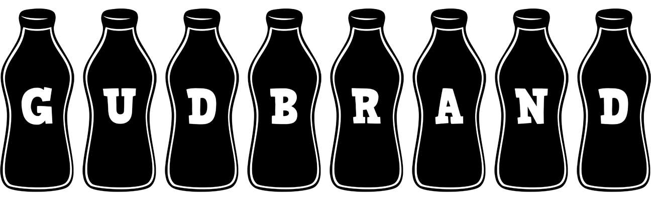 Gudbrand bottle logo