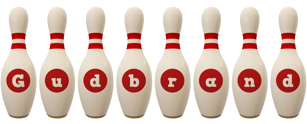 Gudbrand bowling-pin logo