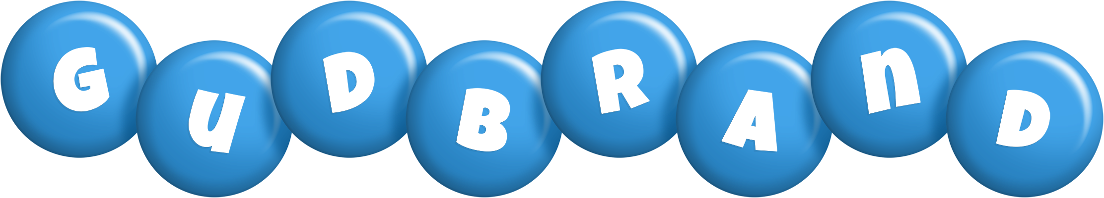 Gudbrand candy-blue logo