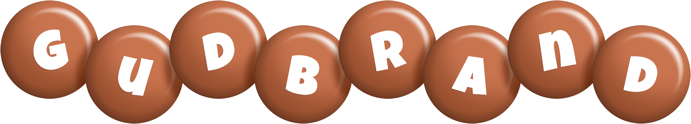 Gudbrand candy-brown logo