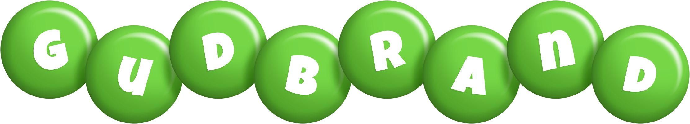 Gudbrand candy-green logo
