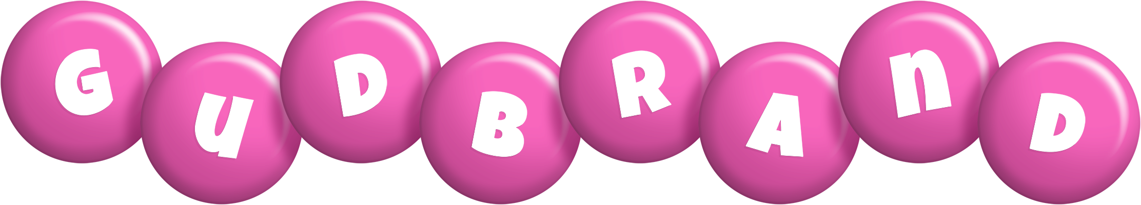 Gudbrand candy-pink logo