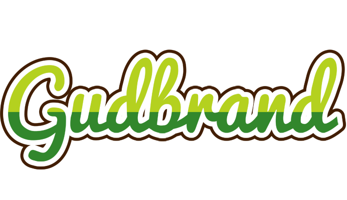 Gudbrand golfing logo