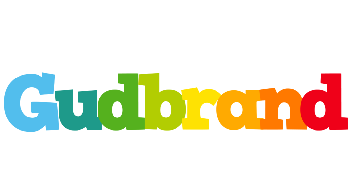 Gudbrand rainbows logo