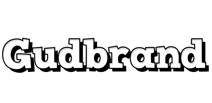 Gudbrand snowing logo