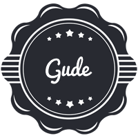 Gude badge logo