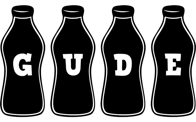Gude bottle logo