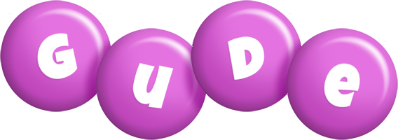 Gude candy-purple logo