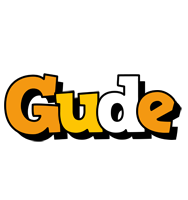 Gude cartoon logo