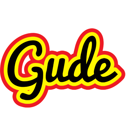 Gude flaming logo