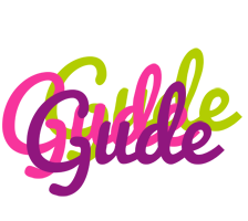 Gude flowers logo