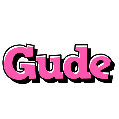 Gude girlish logo