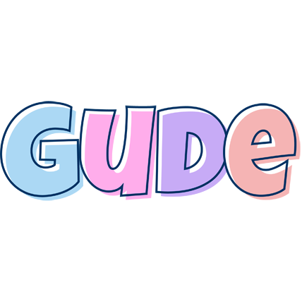 Gude pastel logo