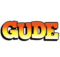 Gude sunset logo