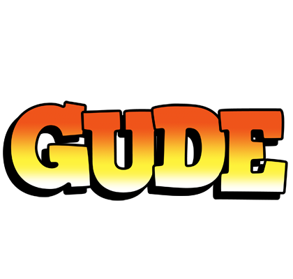 Gude sunset logo