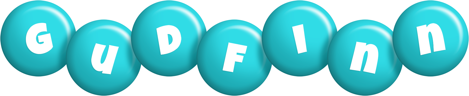 Gudfinn candy-azur logo
