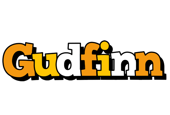 Gudfinn cartoon logo