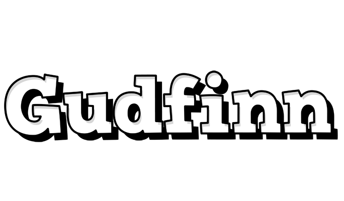 Gudfinn snowing logo