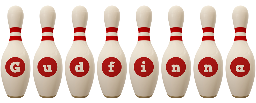 Gudfinna bowling-pin logo