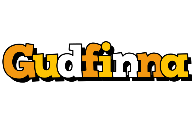 Gudfinna cartoon logo